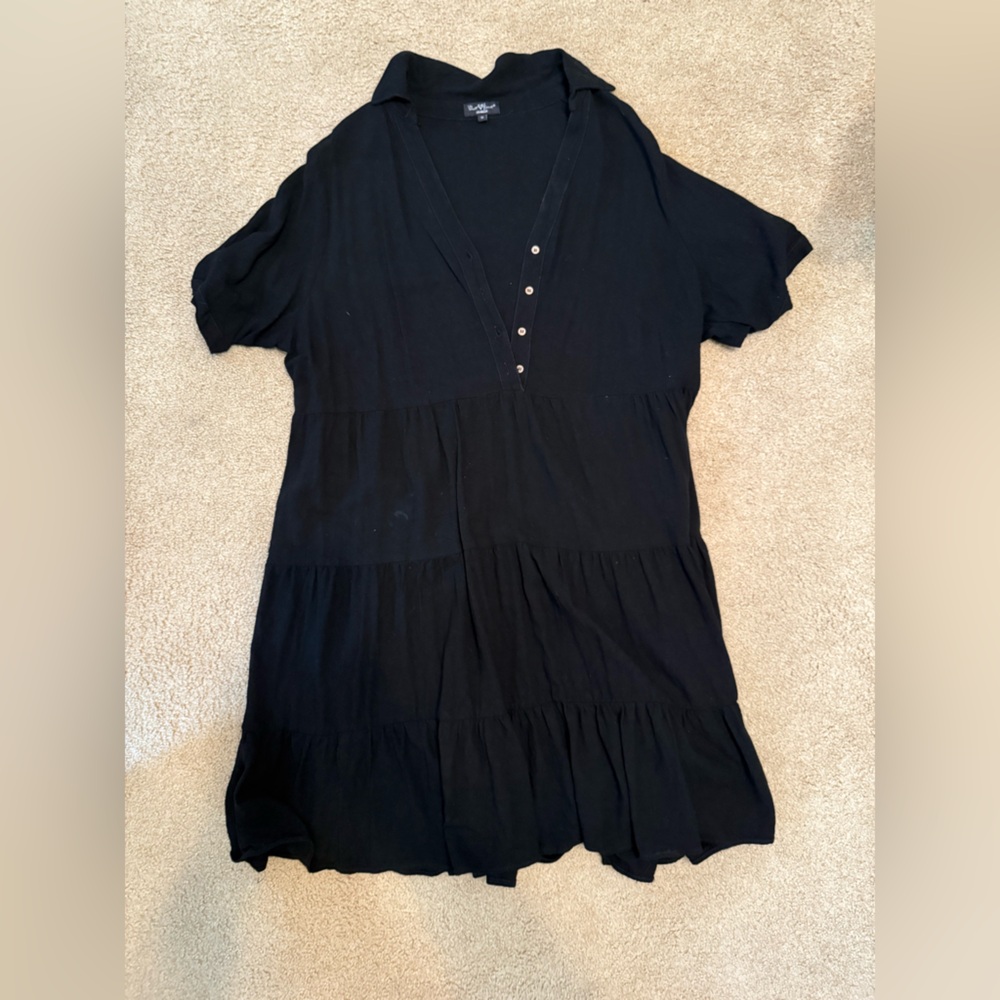 Velvet Heart Black Tiered Dress